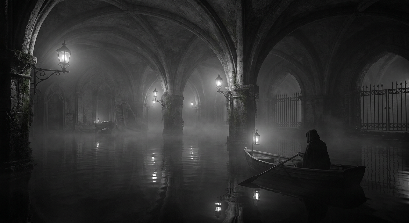 Le lac souterrain mystérieux sous l'Opéra Garnier, royaume secret du Fantôme